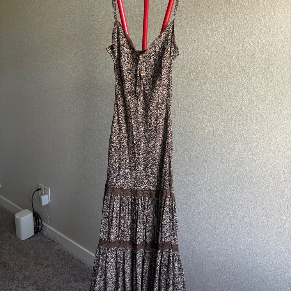 Brown Summer Slip Dress